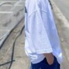 【Men's】The BOOK STORE | ザ・ブックストア　YALE Back Logo SS Tee - WHITE - 画像 (5)