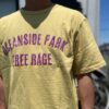 【Unisex】free rage | フリーレイジ　Rycycle Cotton Tee “OCEANSIDE PARK” - YELLOW - 画像 (4)