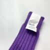 【Unisex】decka Quality Socks | デカ クオリティーソックス　Cased Heavyweight Plain Socks - PURPLE - 画像 (3)