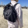 【Unisex】BAICYCLON by bagjack | バイシクロン バイ バッグジャック　Drawstring Backpack - BLACK [BCL-76] - 画像 (19)