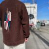 【Men's】NEEDLES | ニードルズ　V Neck Cardigan [CHIMAYO] - BROWN - 画像 (7)