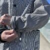 【Men's】*A VONTADE | アボンタージ　Stand Collar Short Coverall - NATURAL / INDIGO - 画像 (6)