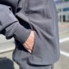 【Men's】*A VONTADE | アボンタージ　Half Zip Stand Collar Sweat - INK - 画像 (4)