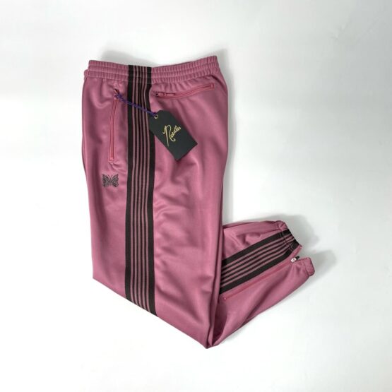 NEEDLES | ニードルズ　Zipped Track Pant [POLY SMOOTH] - SMOKE PINK [MR289]