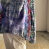 Rebuild by Needles | リビルドバイニードルズ　Flannel Shirt - 7Cut Wide Sht Tie Dye / Ⅰ - 画像 (16)
