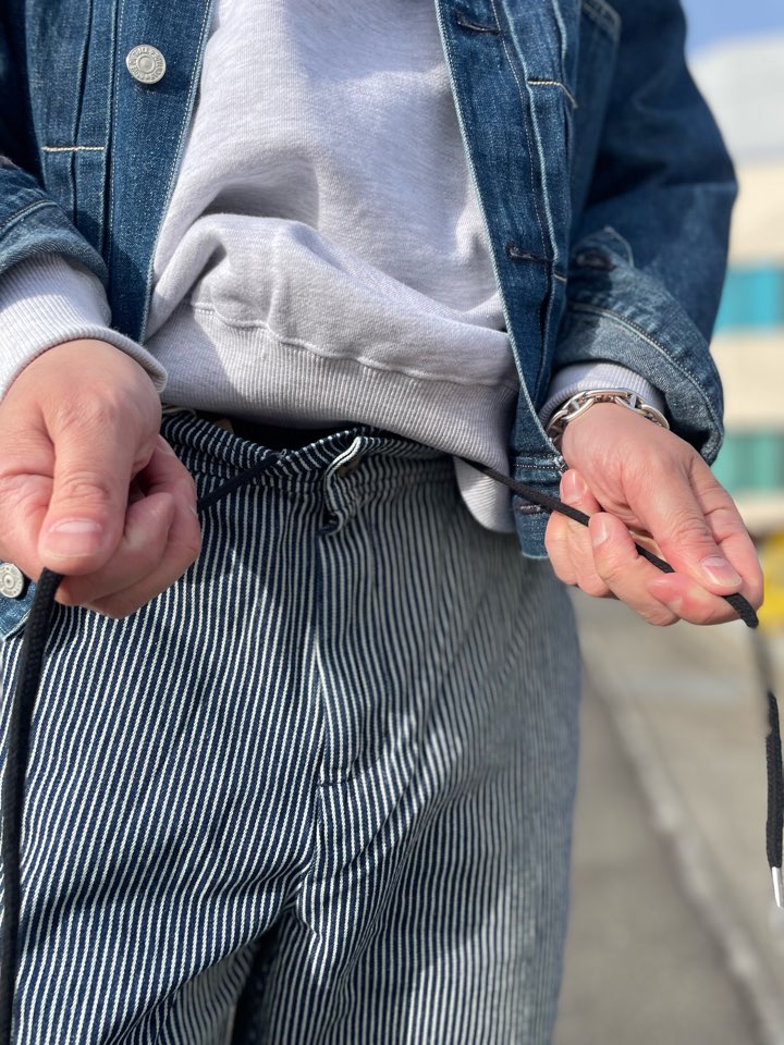 【Men's】BIG MIKE | ビッグマイク Denim Easy Pants - HICKORY - 画像 (5)