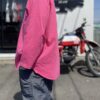 【Unisex】WALLA WALLA SPORT | ワラワラスポーツ　3/4 Baseball Tee - MAGENTA - 画像 (6)