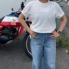 【Ladies】free rage | フリーレイジ　Rycycle Cotton Tee "ALWAYS BE JOY" - WHITE - 画像 (4)