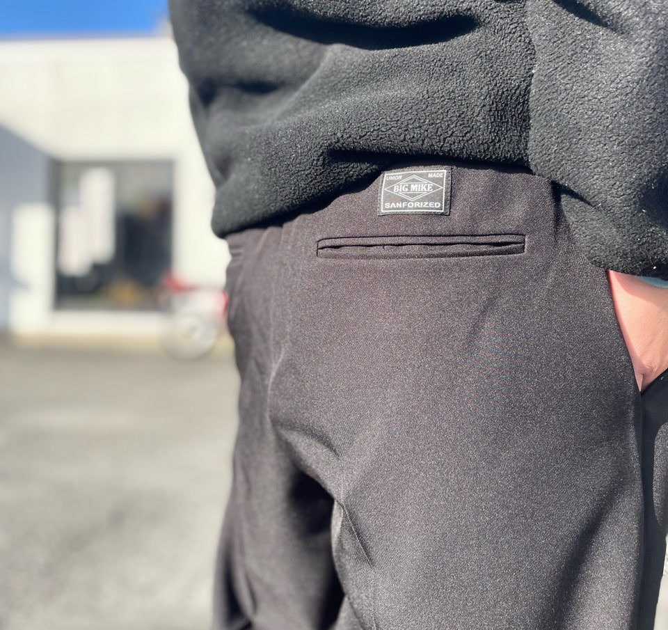 【Men's】BIG MIKE | ビッグマイク Pin Tuck Tropical Easy Pants - BLACK - 画像 (7)