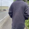 【Unisex】BURLAP OUTFITTER | バーラップアウトフィッター　Knit Fleece Half Zip Top - BLACK - 画像 (8)