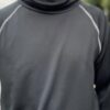 【Unisex】MOUNTAIN MARTIAL ARTS | マウンテンマーシャルアーツ　MMA POLARTEC Power Wool Neck Warm Tee - BLACK BEAUTY [MMA20-08] - 画像 (4)