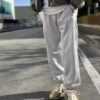 NEEDLES | ニードルズ　Zipped Sweat Pant [C/Pe Bright Jersey] - ICE WHITE [MR308] - 画像 (3)