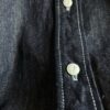 【Men's】free rage | フリーレイジ　"STANDARD" No Collar Denim Shirt - INDIGO - 画像 (11)