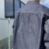 【Men's】free rage | フリーレイジ　"STANDARD" No Collar Denim Shirt - INDIGO - 画像 (7)