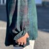 【Unisex】Rebuild by Needles | リビルドバイニードルズ　Flannel Shirt  7Cut Wide Sht / Over Dye - GREEN Ⅱ - 画像 (9)