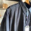 【Unisex】Rebuild by Needles | リビルドバイニードルズ　Flannel Shirt  7Cut Wide Sht / Over Dye - BLACK Ⅱ - 画像 (9)