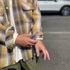 【Men's】BIG MIKE | ビッグマイク　Heavy Flannel Shirts - YEL×GRY×OFF - 画像 (5)