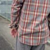 【Men's】BIG MIKE | ビッグマイク　Heavy Flannel Shirts - GRAY×YEL×RED - 画像 (6)