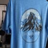 【Men's】patagonia | パタゴニア　M's Cap Cool Daily Graphic Shirt Lands - CHOUINARD CREST : VESSEL BLUE X-DYE [45385] - 画像 (5)