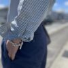 【Men's】BURLAP OUTFITTER | バーラップアウトフィッター　General B.D.Shirt Printed- WHITE BLUE STRIPE - 画像 (7)
