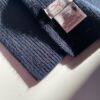 【Unisex】Cozy Cashmere Company | コージーカシミヤカンパニー　 Cashmere Single Rib Scarf - NAVY - 画像 (5)