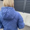 【Ladies】patagonia | パタゴニア　K's Diamond Quiilted Hoody - CURRENT BLUE - 画像 (8)