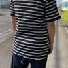 【Unisex】armi | アーミィ　peacetree別注『残布』Zan;p T Border - BLACK BORDER - 画像 (8)