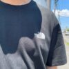 【Men's】THE NORTH FACE | ザ・ノースフェイス　S/S Bandana Square Logo Tee - ブラック [NT32446] - 画像 (8)