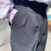 NEEDLES | ニードルズ　Tucked Side Tab Trouser [PE/W CARSEY] - BLACK [MR265] - 画像 (3)