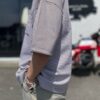 【Men's】Less by SHELTECH | シェルテック　Wide Tee - BROWN × WHITE - 画像 (7)