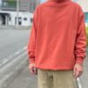 【Men's】*A VONTADE | アボンタージ　Mock Neck LS - SUNBURN RED [VTD-0623-CS] - 画像 (2)