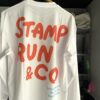 【Unisex】STAMP Run&Co | スタンプ ランアンドカンパニー　STAMP Long Sleeve Tee "Support Your Local.24" - WHITE - 画像 (12)