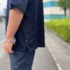 【Men's】melple | メイプル　WEEKENDER Mockneck Half Sleeve  - NAVY - 画像 (6)