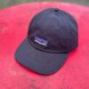 【Unisex】patagonia | パタゴニア　P-6 Label Trad Cap - BLACK  [38296] - 画像 (2)