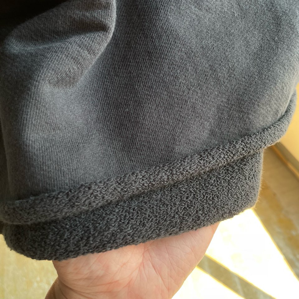 【Unisex】WALLA WALLA SPORT | ワラワラスポーツ 13oz Crew Sweat Shirt - USED BLACK - 画像 (11)