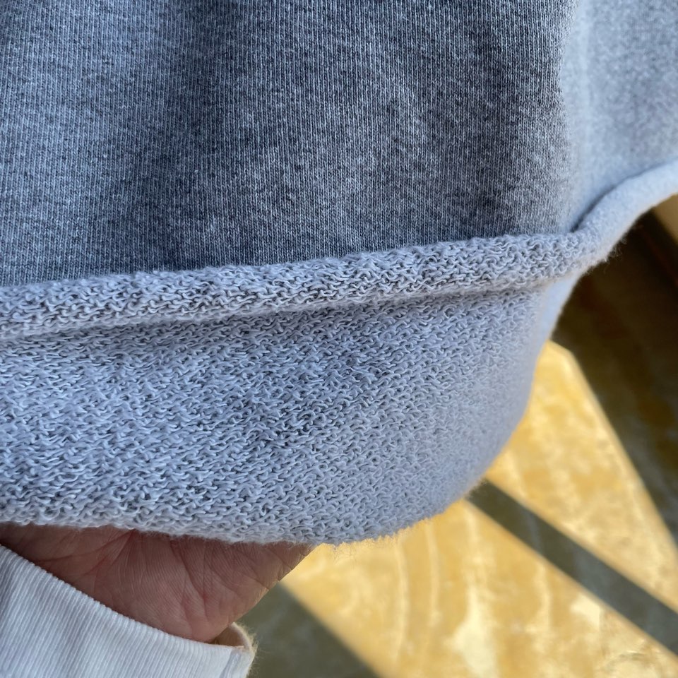 【Unisex】WALLA WALLA SPORT | ワラワラスポーツ 13oz Crew Sweat Shirt  - HEATHER GREY - 画像 (9)