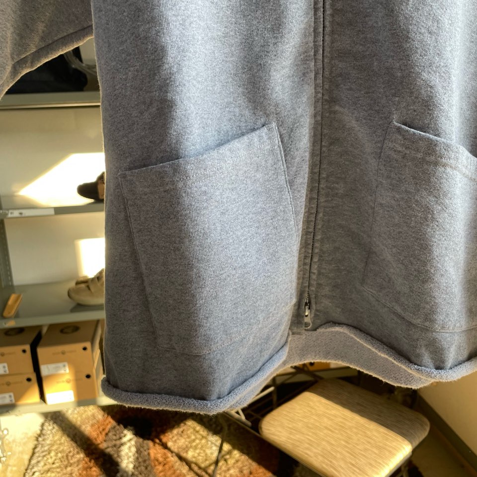 【Unisex】WALLA WALLA SPORT | ワラワラスポーツ 13oz Full Zip Hoodie - HEATHER GREY - 画像 (10)