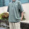 【Men's】THE NORTH FACE | ザ・ノースフェイス　Shortsleeve Flashdry Cotton Polo - DG ダックグリーン [NT22530] - 画像 (3)