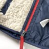 【Kid's】patagonia | パタゴニア　Baby Retro-X Vest - NATURAL W/NEW NAVY [61035] - 画像 (6)