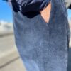 【Men's】RICCARDO METHA | リカルドメッサ　1Tuck Wide Pants 8Walle Couduroy - NAVY - 画像 (12)