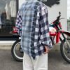 【Unisex】Rebuild by Needles | リビルドバイニードルズ　Flannel Shirt 7Cut Wide Sht - C - 画像 (6)