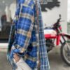 【Unisex】Rebuild by Needles | リビルドバイニードルズ　Flannel Shirt 7Cut Wide Sht - D - 画像 (6)