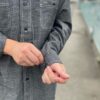 【Men's】BIG MIKE | ビッグマイク　Chambray Classic L/S Work Shirt - BLACK - 画像 (6)