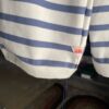 【Men's】melple | メイプル　The American Ringer Border L/S - WHITE / BLUE - 画像 (14)