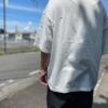【Unisex】armi | アーミィ　『残布』Zan;p T Oversize - WHITE - 画像 (6)