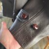 【Men's】NEEDLES | ニードルズ　Double Breasted Car Coat 《Cow Leather》- BROWN [NS077] - 画像 (5)