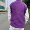 【Men's】melple | メイプル　Mercad Wool Vest - PURPLE - 画像 (10)