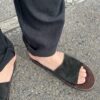 【Men's】Re made in tokyo japan | アールイーメイドイントーキョージャパン　French Linen Tuck Pants - BLACK - 画像 (8)