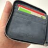 【Unisex】ARTS & CRAFTS | アーツアンドクラフツ　《Cordovan Acc》Round Zip Billfold Wallet - BLACK - 画像 (7)