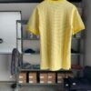 【Ladies】Healthknit | ヘルスニット　Basic Waffle Henlyneck S/S Tee - YELLOW×OFF BORDER [601S_BORDER] - 画像 (10)